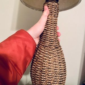 Wicker lamp